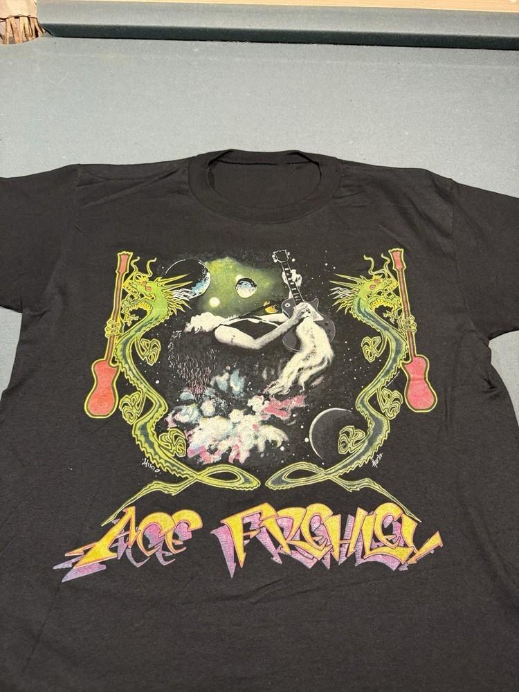 Rare Hot Ace Frehley Just For Fun Cotton Black S5XL Shirt BB388 Unisex T-Shirt XL