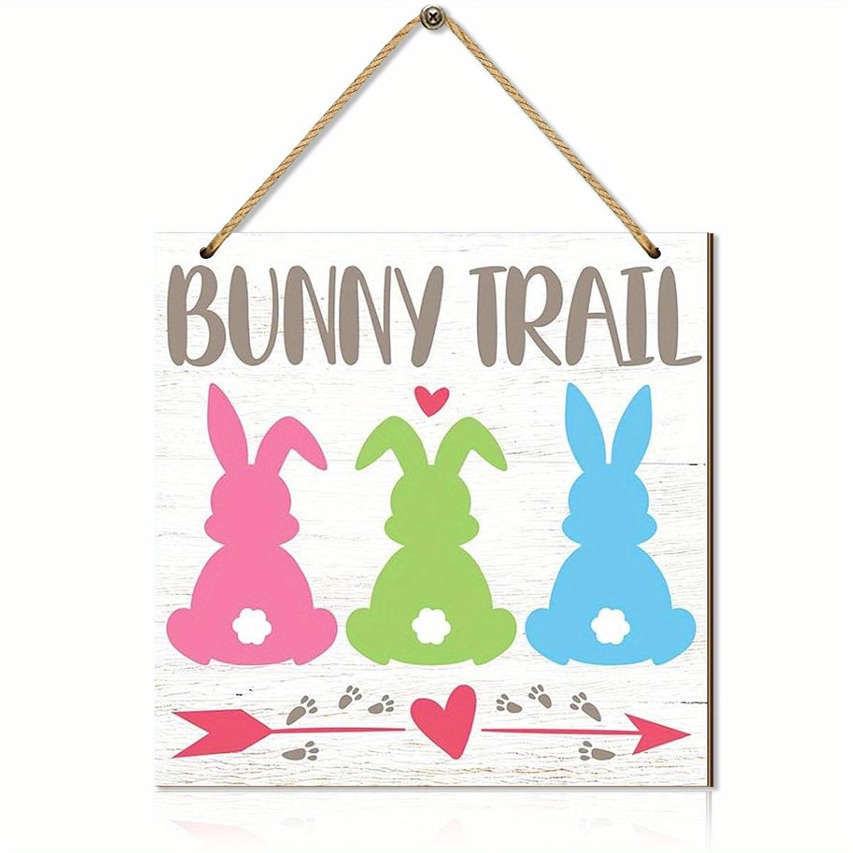 

2d Плоский 20*20см, Пасхальное Украшение для Дома, Счастливой Пасхи, Деревянный Креативный Декор Логотип Кролика, для Дома, Кухни, Сада, Декора Спальни. 20*20cm