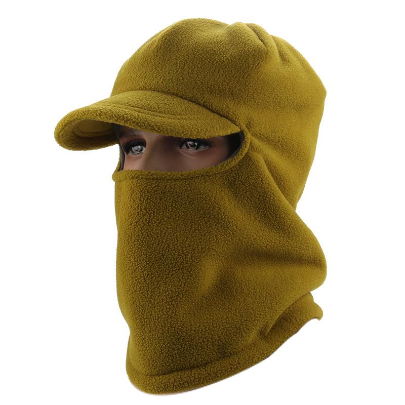 Autumn and winter new fleece hat windproof cycling ski pullover hat fleece thickened hat outdoor warm hat