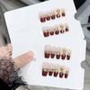 Pure Handmade Phototherapy Nail Art Masterpiece for Main Wear Nails Finished Cat Eye Nail Art Patch