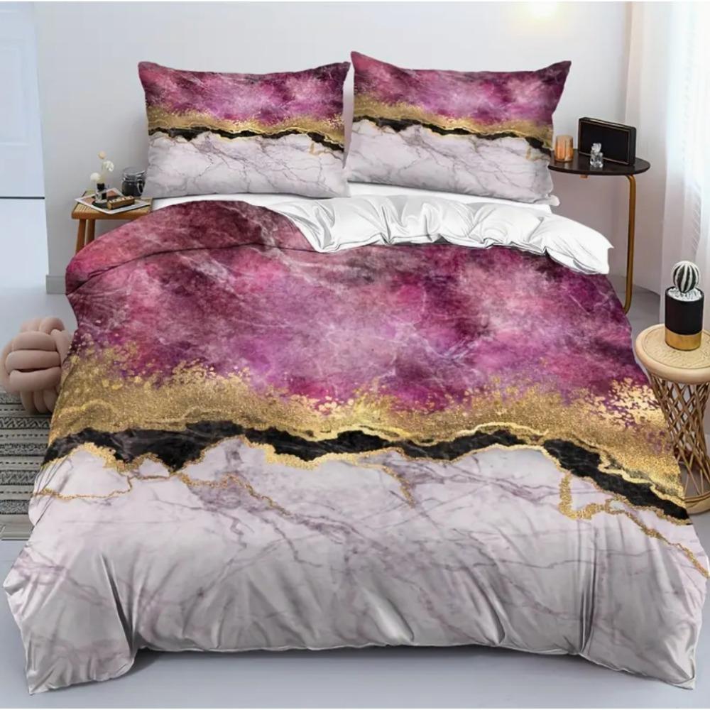 Fashion Technology Printing, 3D Digital Printing, Bedding, Duvet Covers, Pillowcases, Three-piece Sets