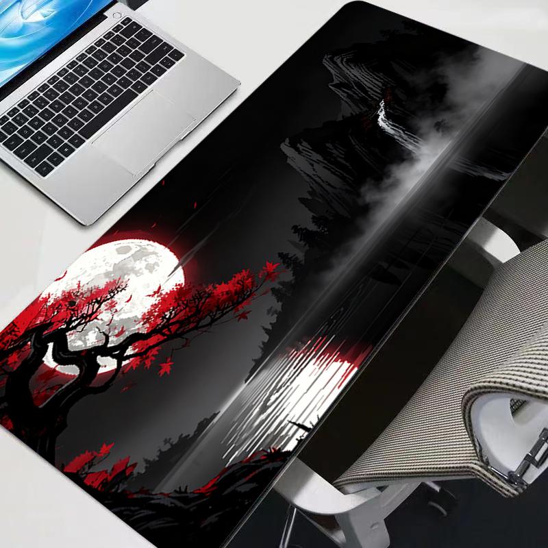 Large Gaming Mouse Pad Scenery Dark Style Anime Xxl Pc Computer Gamer Desk Mat For Cs Go Lol Xxl Laptop Kawaii Mousepad