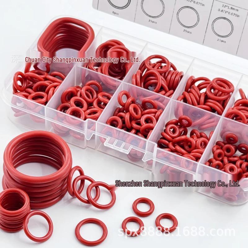 

351PCS Silicone O-Ring Kit: 10 Sizes for Pipe & Faucet Sealing