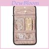 Jewelry Organizer Bag With Foldable Design For Travel And Gift Use