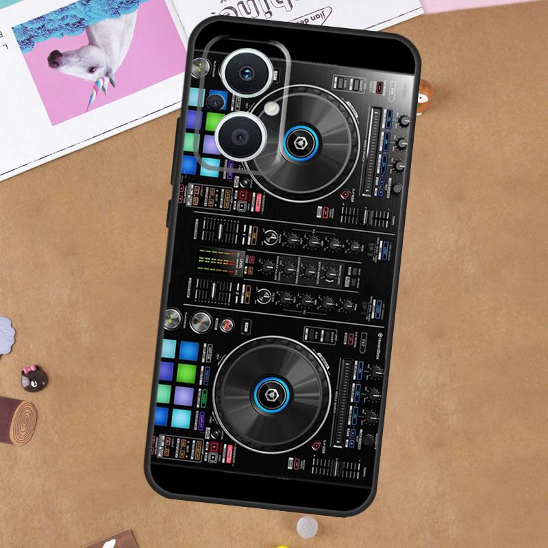 Music DJ Controller Mixer Funda For OPPO Reno 11 F 10 Pro 4 5 6 7 8 Lite 4Z 5Z 8T OPPO Find X6 X5 Pro X2 X3 Neo Case
