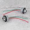 1157 Socket Connector, BAY15D/1157 Iron Core Lamp Holder Adapter Base Socket Connector Harness Plug Brake/Stop/Turn Signal Light