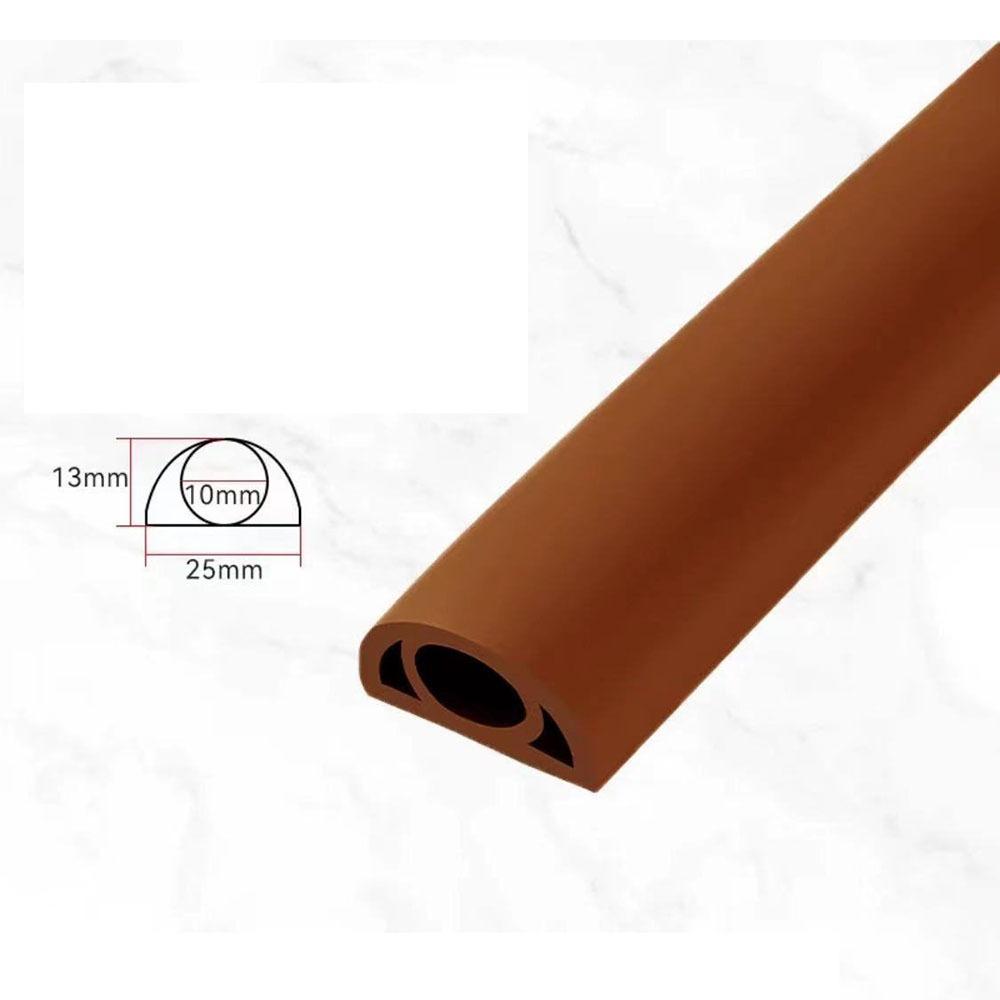 Cable Concealer Manage Anti-extrusion Floor Cord Cover Arc 2CM/2.5CM Cord Protector Self-Adhesive Durable Electric Wire Slot