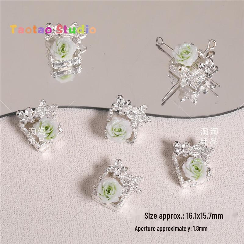 

Підвіска-розпірка Темно-рожевий метелик для DIY ланцюжків для телефону, браслетів і намист Standard