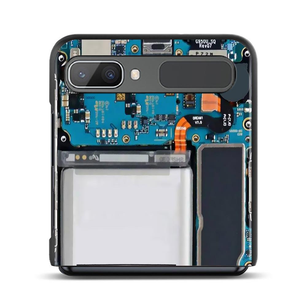 Zflip4 Phone Case For Samsung Galaxy Z Flip3 5G Z Flip 3 zflip z flip ZF Coque PC Cover Black Fundas Retro Camera Game