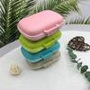 Wheat Straw 8-Compartment Portable Pill Organizer - Moisture-Proof Weekly Medicine Holder