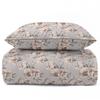 Cotton Percale Bedding 160X200Cm With Piping + Luxury Pouch
