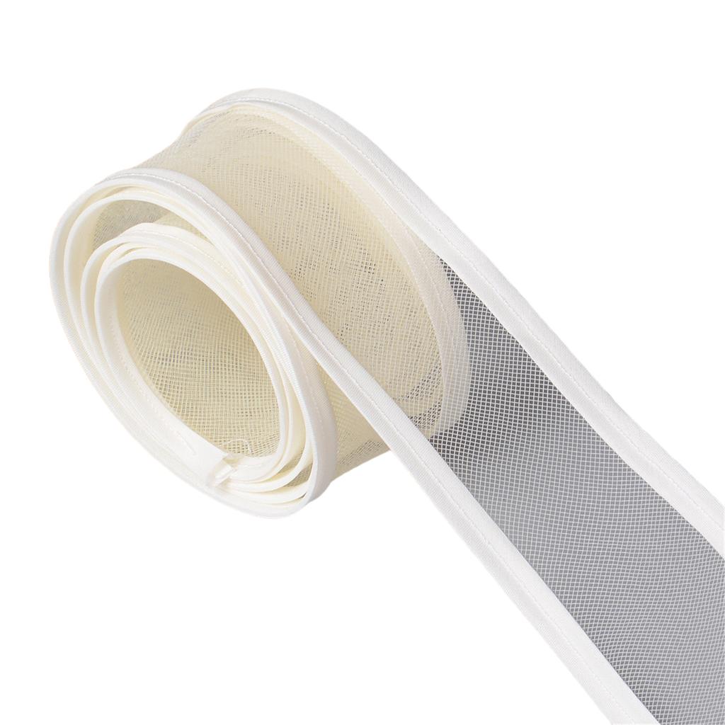 5cm Wide Mesh Binding Ribbon Tulle Ribbon Sinamay Hat Binding Tape Trim for Bowknot Headband Making Project Materials