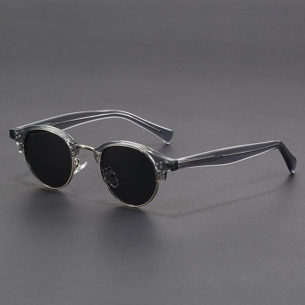 Retro shades fashion glasses for Men Women Brand Design Semi Rimless Classic Eye shades trendy accessory