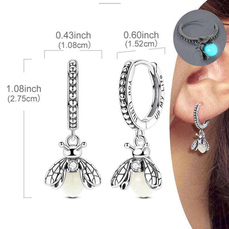New 925 Silver Hoops Earrings For Woman Starlight Crystal Hoop Coil Earrings Eardrop With Zircon Fashion Jewelry Girls