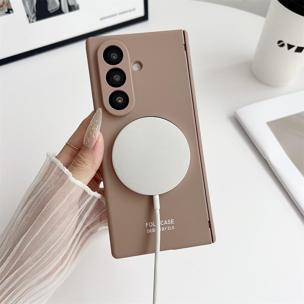 For Samsung Galaxy Z Fold7 5G Case Hard PC Phone Cover Compatible with MagSafe