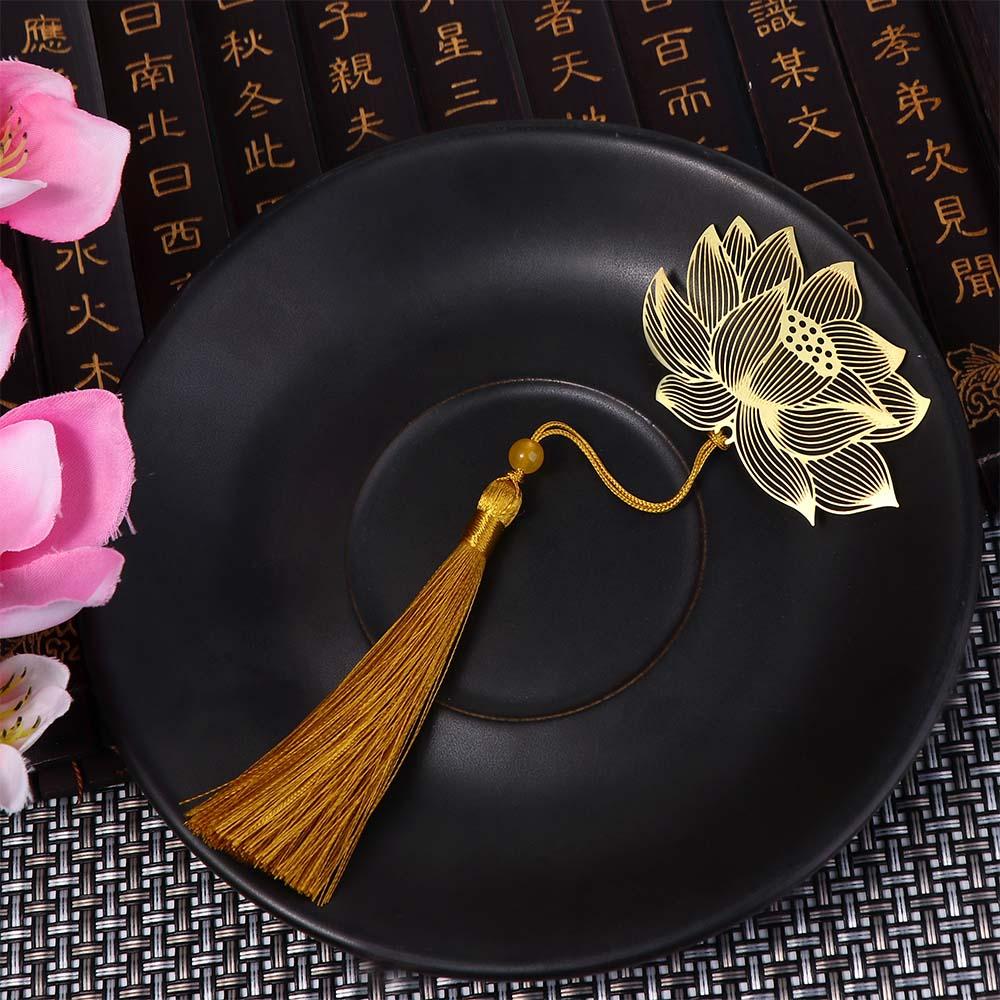 Clip Vintage Retro Book Clip Chinese Style Metal Bookmark Leaf Bookmark Hollow Book Mark Bookmark