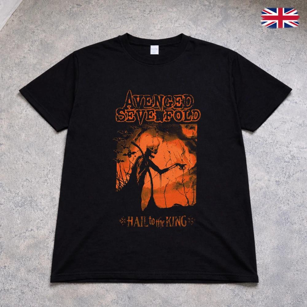 Avenged Sevenfold Hail To The King T Shirt Metal Rock Band Tee Adults Kids Black 2XL