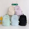 Schoolbag Junior High School Student Schoolbag Female Korean Version College Style Lightweight High School Backpack Large Capacity Campus Versatile
