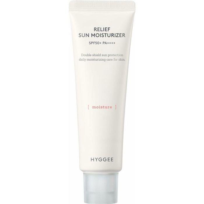 Opalovací krém - HYGGEE - Relief Sun Moisturizer - SPF50+ PA++++ - 50 ml - Hydratační a zklidňující