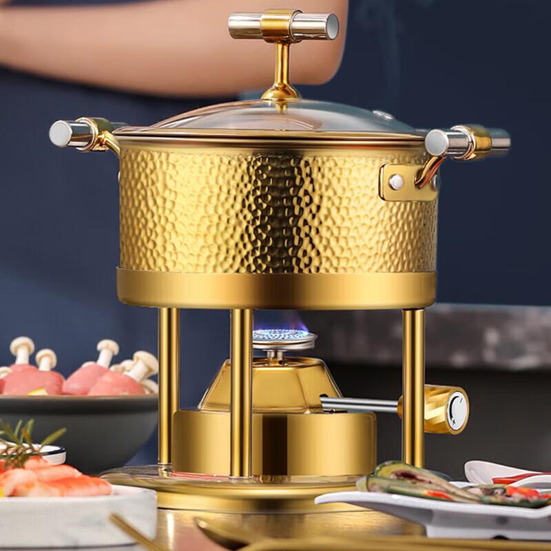 304 Stainless Steel Personal Gas Hot Pot Stove