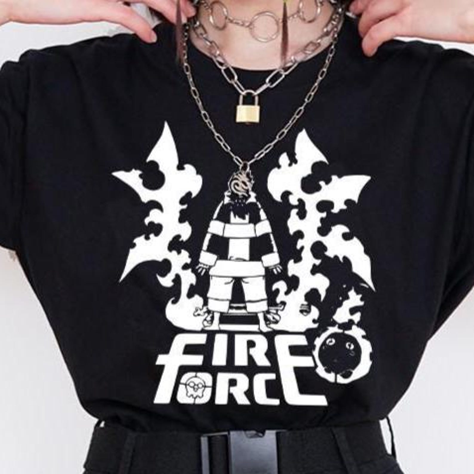 Fire Force Anime Shirt - Unisex Manga Cosplay Tee S