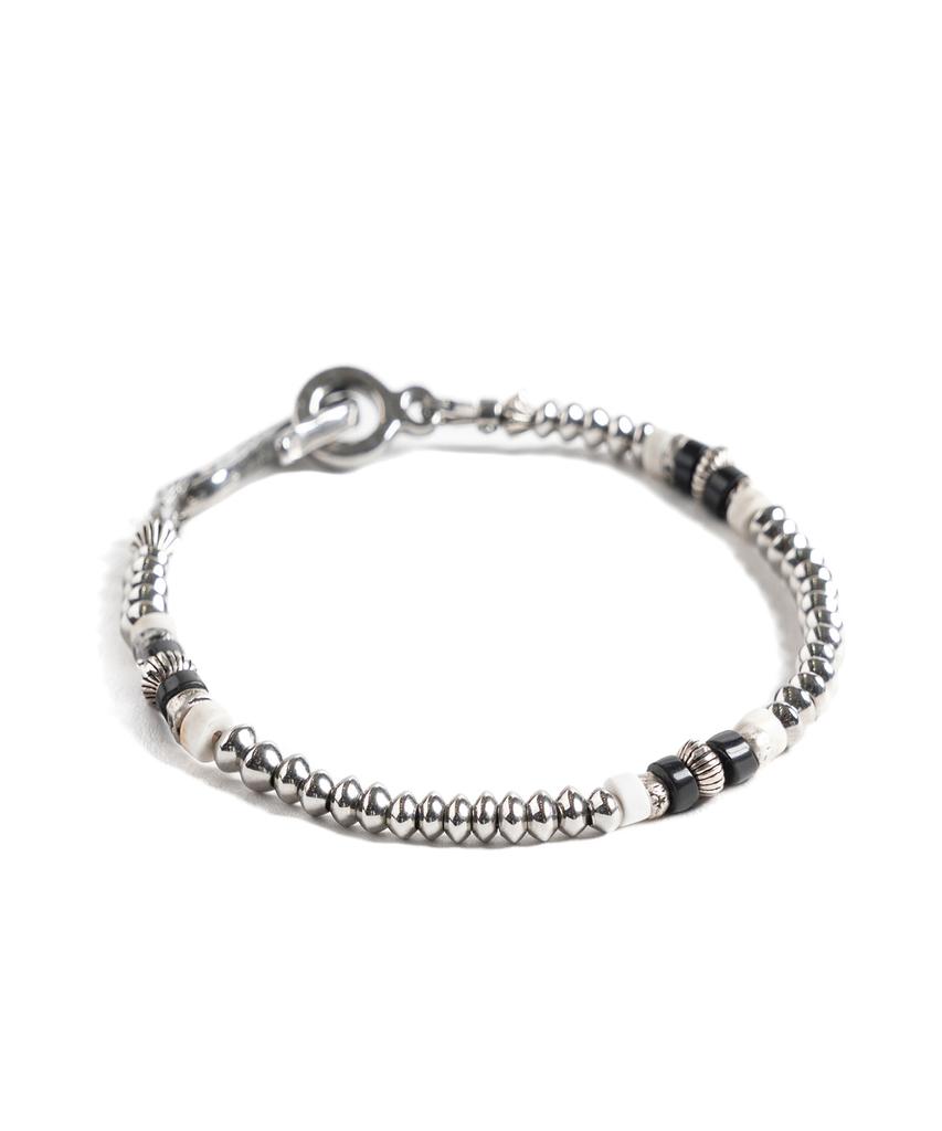 Wild Bricks W25 Metal Bead Bracelet (Black)