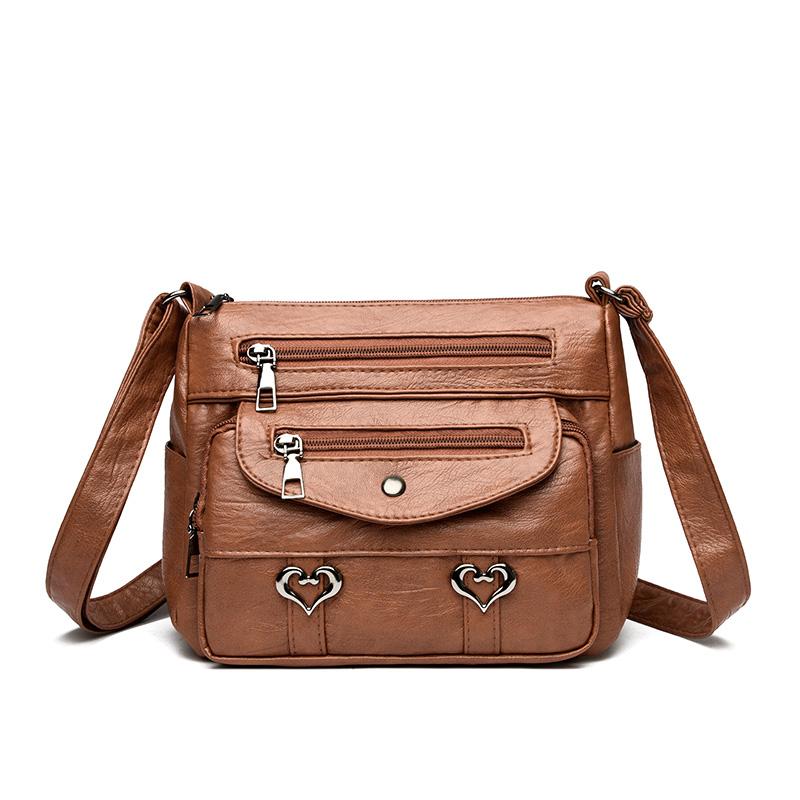 Simple Solid Fashi Versatile PU Square Shoulder Bags & Zipper High Quality Sense of Luxury Armpit Bags for Women 2026 New