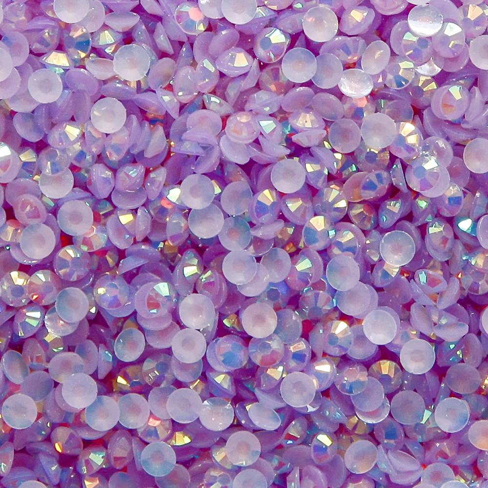 5000pcs 5mm Jelly ab Flatback Resin Rhinestones Small Package Non-hotfix Rhinestonesfor DIY Crafts