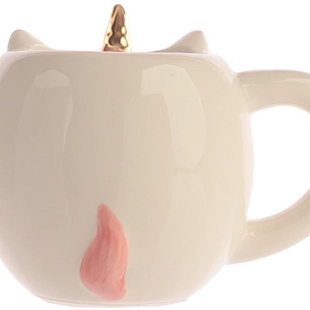 Stylish Unicorn Ceramic Tea Mug Cup Saturated Color Smooth Finish for Home Office Coffee Shop Decor Ceramic Mug other