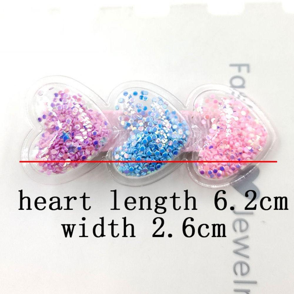 Elegant Pet Hair Accessories Pet Hair Clips Pet Grooming Style Tool Flowing Sand Duckbill Clip Color Random Pet Barrette Cat Dog