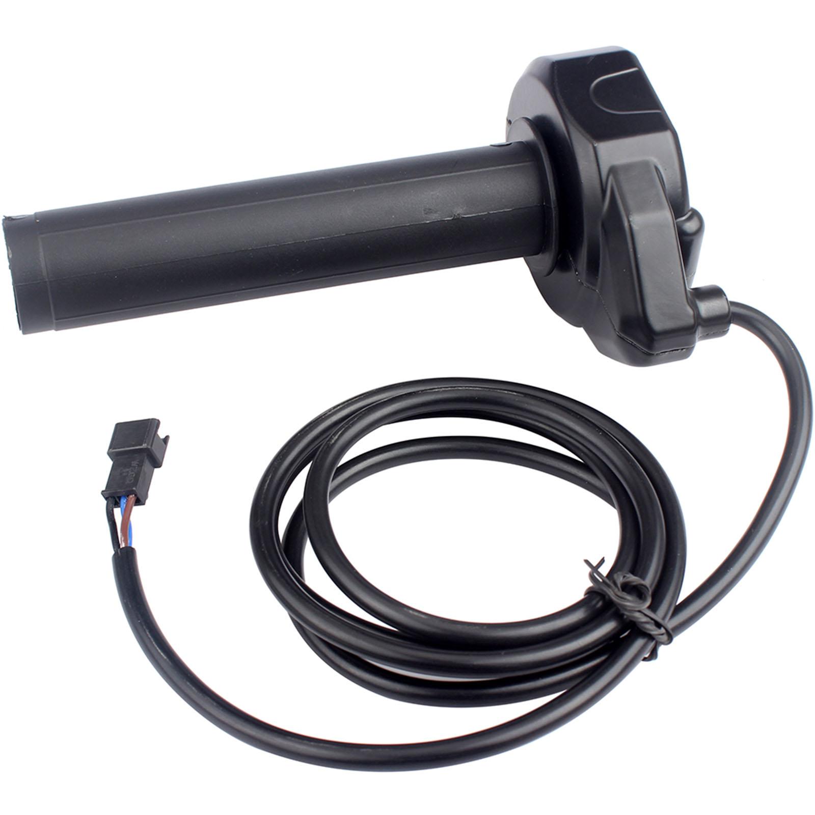 Full Twist Throttle for Surron Smooth Acceleration Control Electric Bike Throttle Handlebar for Ridstar Q20 Electric Dirt Bike чёрный
