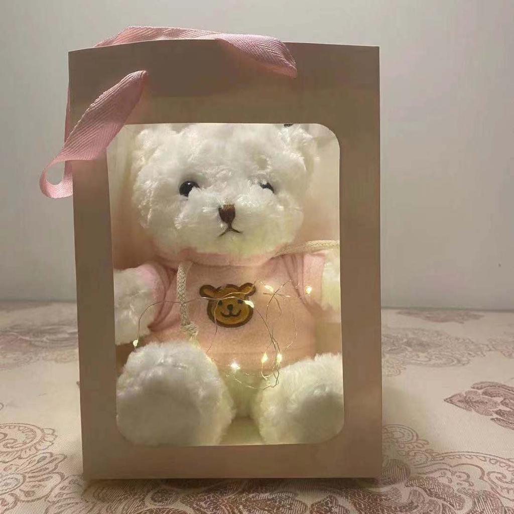 Gift Box Teddy Bear Doll Bear Plush Toy Children's Doll Birthday Company Event Gift Creative Gift Box