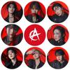 ATEEZ "IN YOUR FANTASY" Badge Miroir Porte-clés Pendentif Tournée Mondiale 2025.