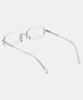 Likkeullou Rc Veve Rimless Glasses Silver