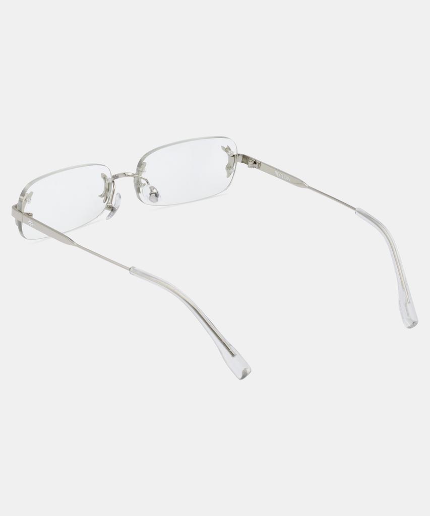 Likkeullou Rc Veve Rimless Glasses Silver