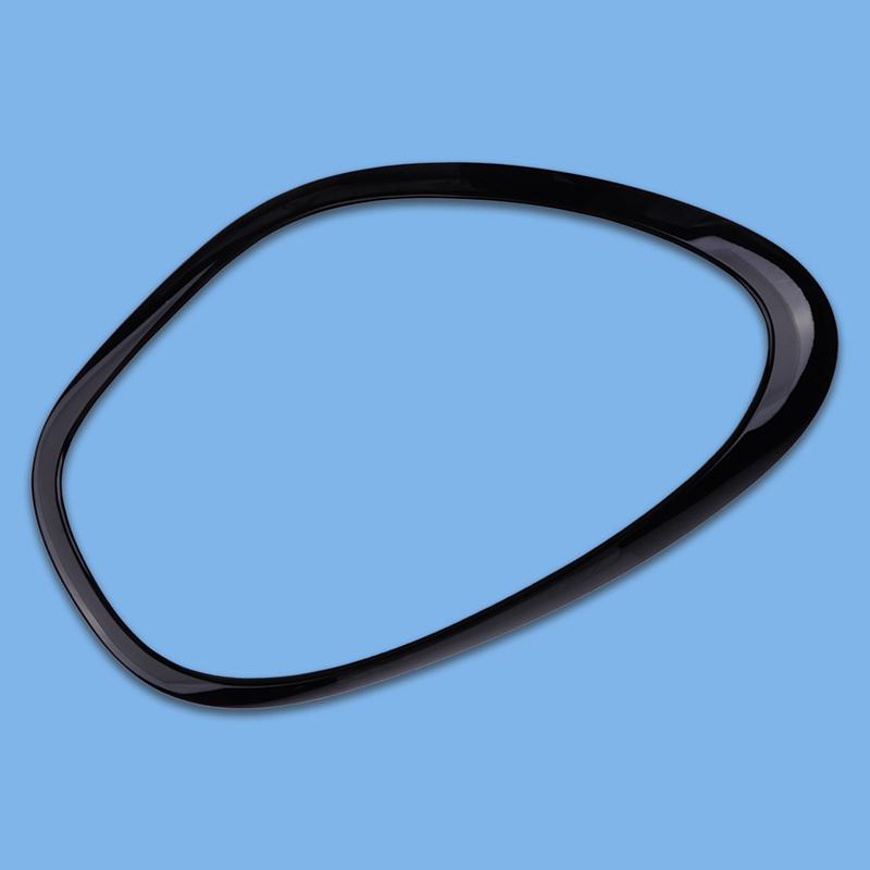 51139801574 Car Right Headlight Cover Ring Trim Bezel Fit for MINI Cooper R60 Countryman 2011-2016 Glossy Black Plastic
