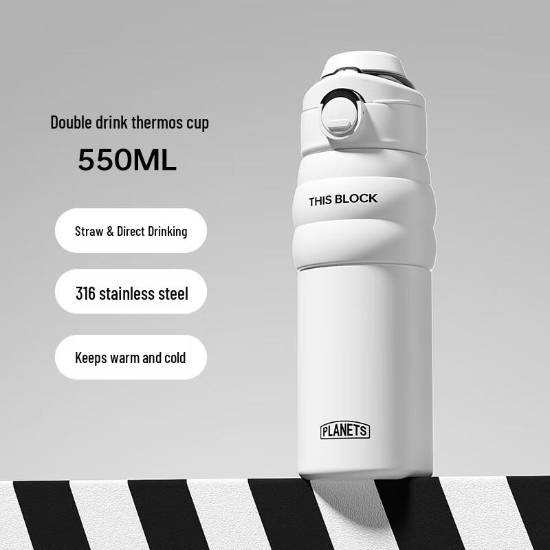 Shankey Dual-Drink Insulated Water Bottle
