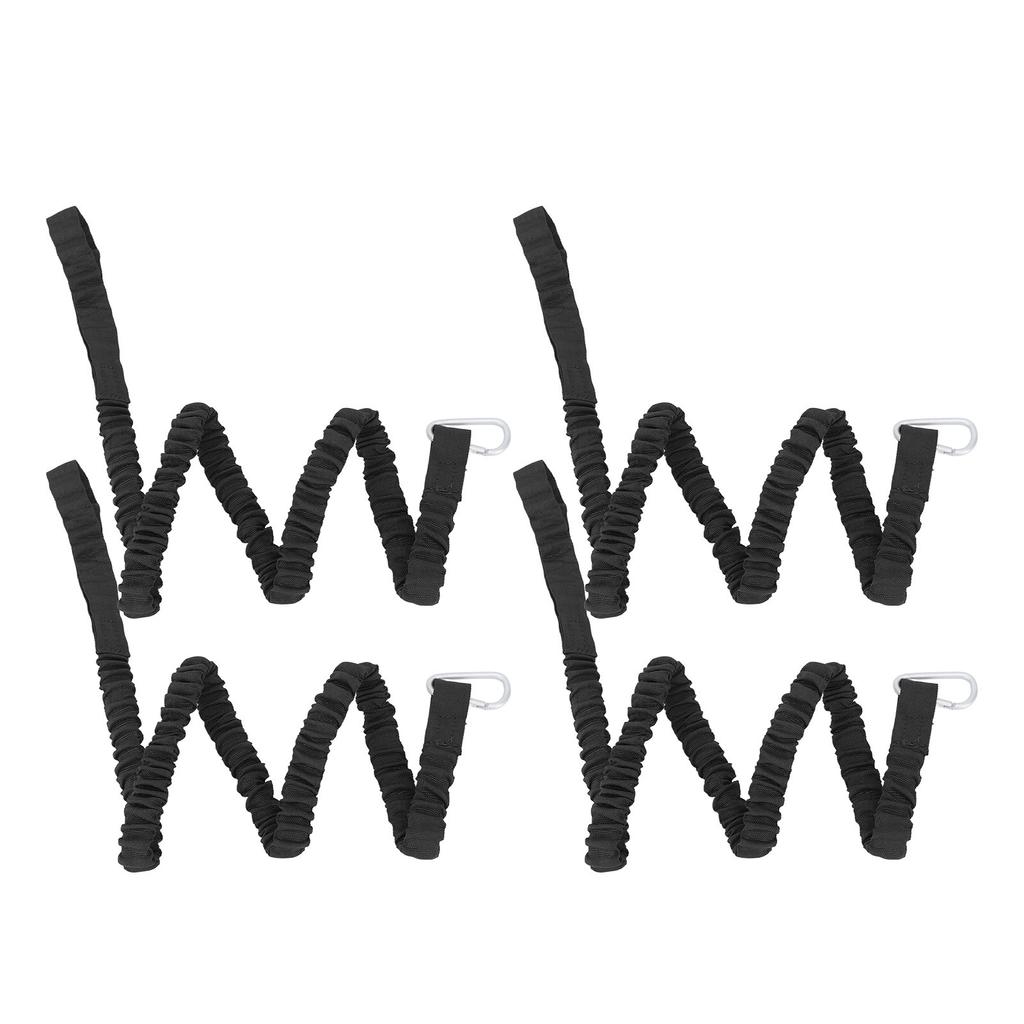 4Pcs Kayak Paddle Rope Super Stretchy Anti Lost Portable Nylon Canoe Paddle Leash for Drifting