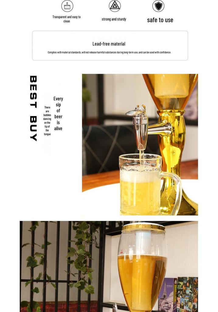 LED Beer & Cocktail Tower Dispenser - Luminous Barware