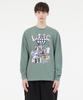 Lmc Rise Long Slv Tee Gray Khaki