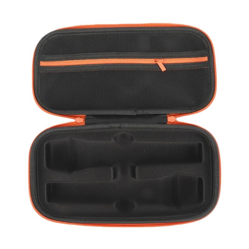 1Pcs Handheld Dual Mic Travel Case Microphone Case For  Partybox Wireless Mic Carrying Case Microphone Protable Storage Bag