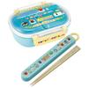 Skater Chopsticks and Chopstick Case Set for Kids, Lunch Box, 16.5cm, Made in Japan, Dishwasher Safe, Sliding Design, Toretans and Hapidanbu, Boys (AB