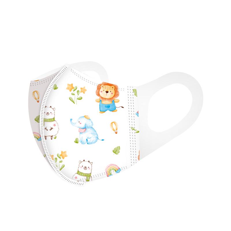 Individually Packed 3D Protective Masks for Kids Aged 0-6, Breathable & Disposable