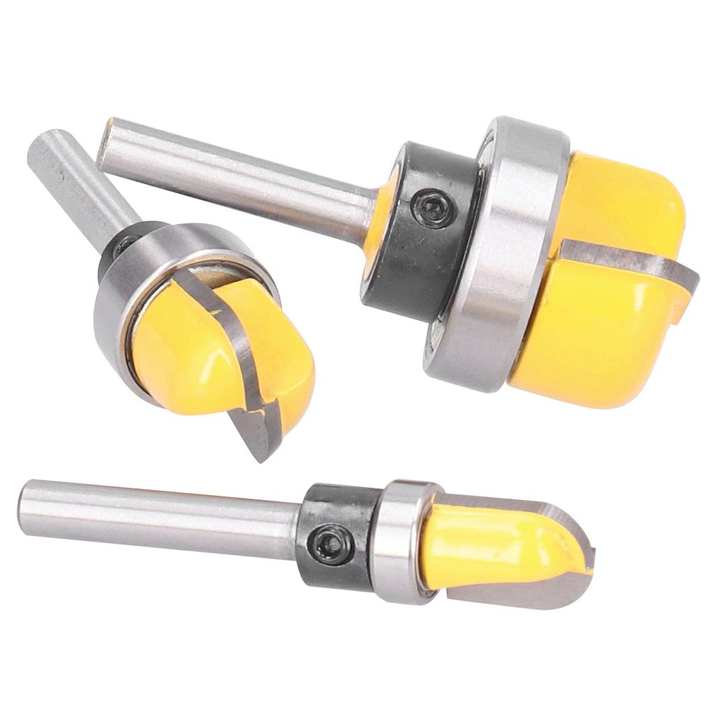 3pcs 6mm Shank Router Bit High Strength Wood Working Milling Cutter Tool Set