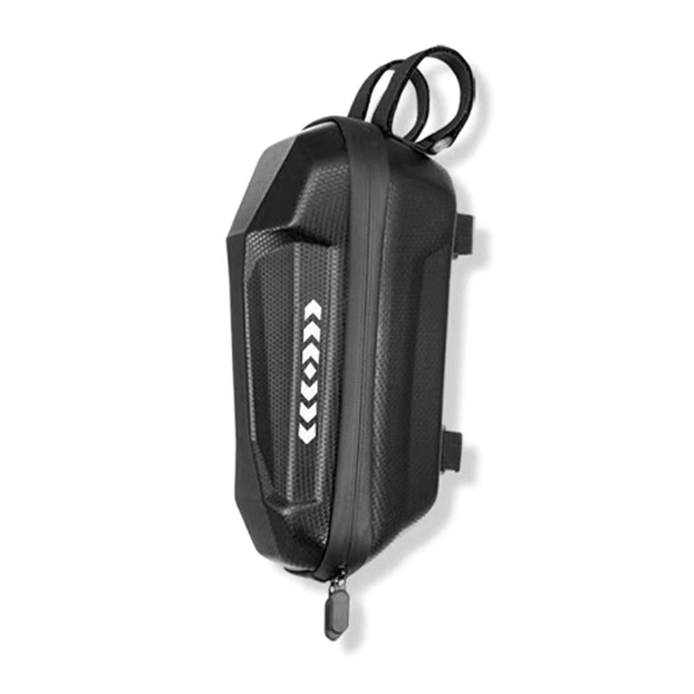 Trendy 2-3L Electric Scooter Front Bag Waterproof EVA Handlebar Hanging Bag Hard Shell Reflective Storage Case