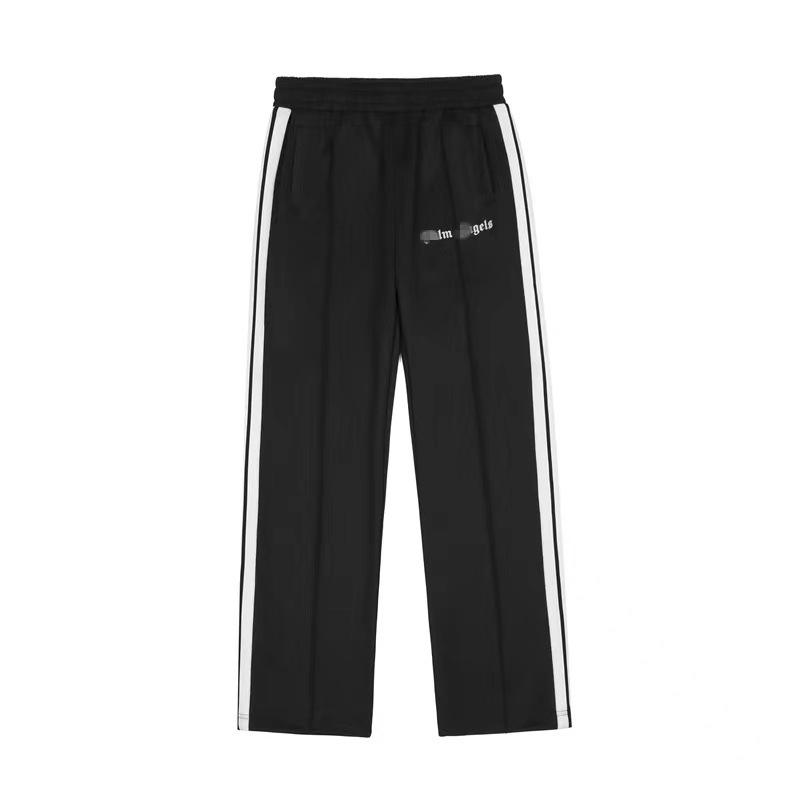 

Повседневные брюки унисекс в черно-белую полоску от Palm - High Street Sports Style L