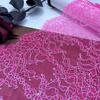 3m x 16.5cm French Chantilly Lace, Two-tone Non-stretch Eyelash Lace Trim for Bra, Underwear, Lingerie, Dress, Garment, Sewing &  Crafting