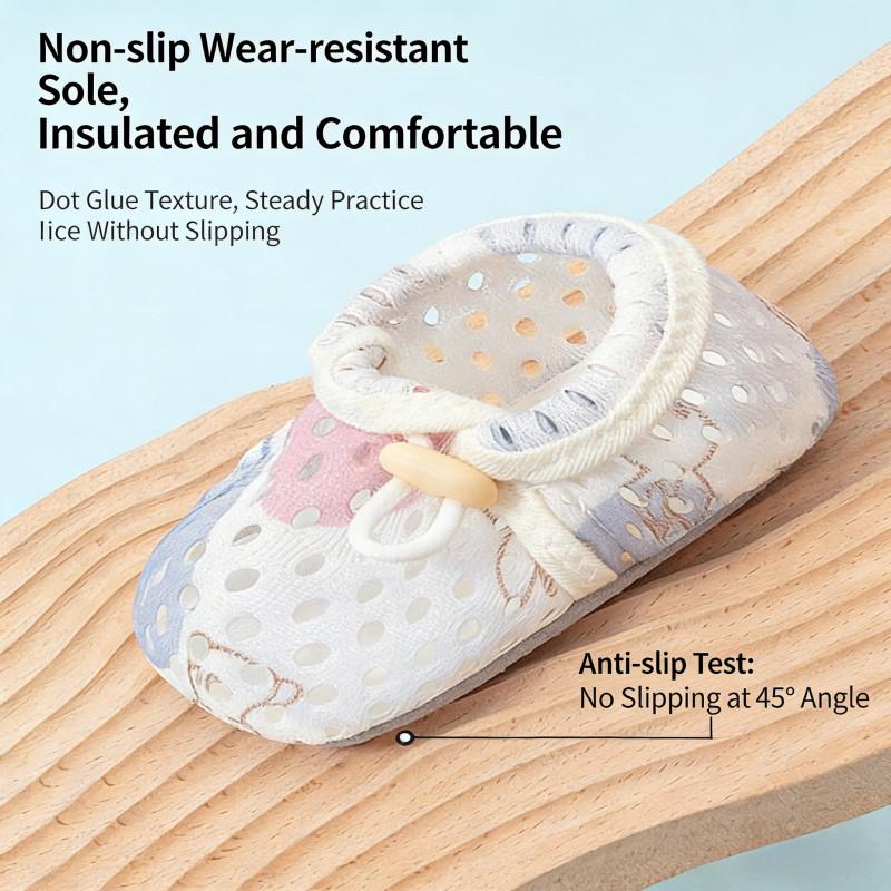 Scarpe Primi Passi Antiscivolo Traspiranti per Bambini Suola Morbida Rete per Imparare a Camminare Scarpe da Passeggio per Bambini Piedi Nudi Asciugatura Rapida Antiscivolo