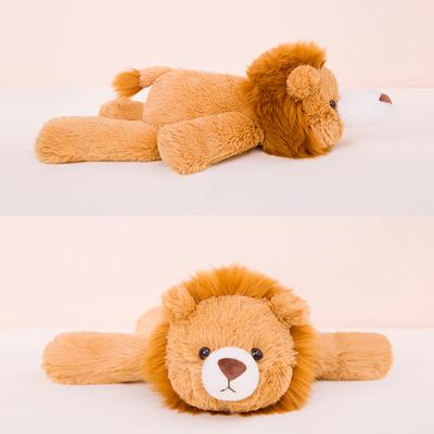 35/45cm Supermyke Fluffy Kosedyr Plysj Løve Liten Elefant Flodhest Krokodille Plysjdukker Kawaii Myke Leker for Barn