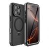 TB Series iPhone 16 Waterproof Case with Magnetic Stand and Drop Protection